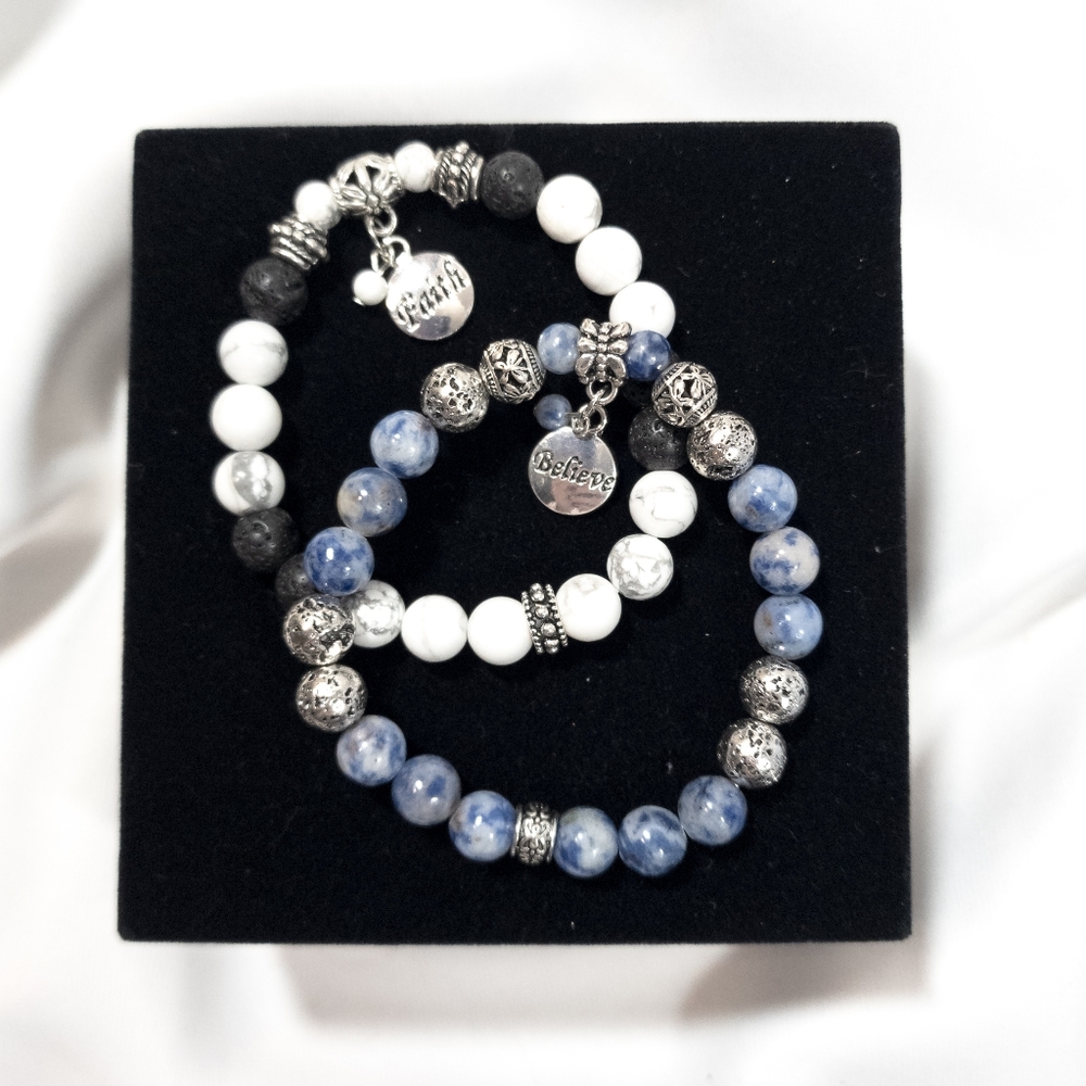NEW Lava Diffuser Bracelets - Set of Two
